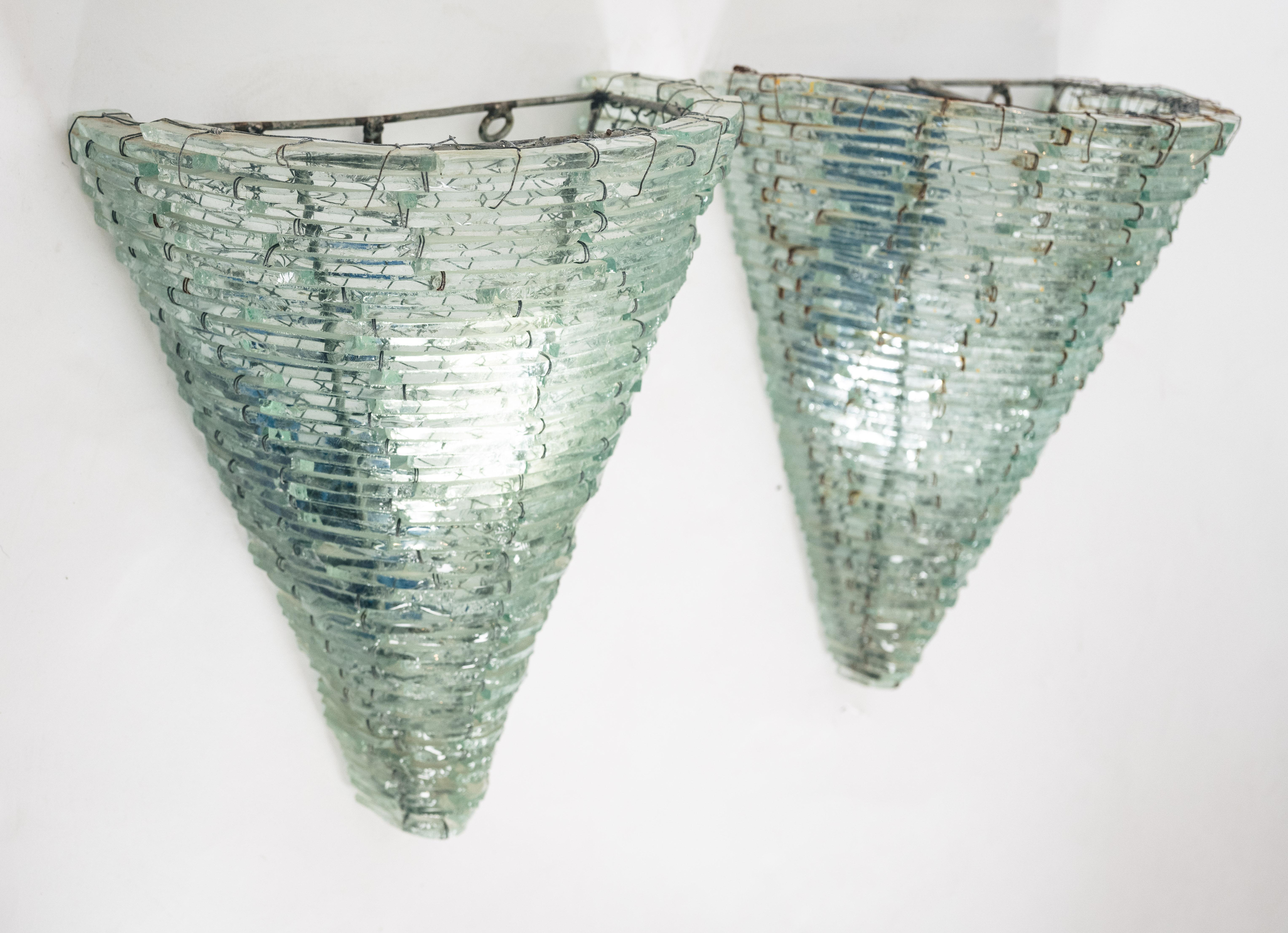 A Pair of Sconces Attributed to Danny Lane For Sale 1