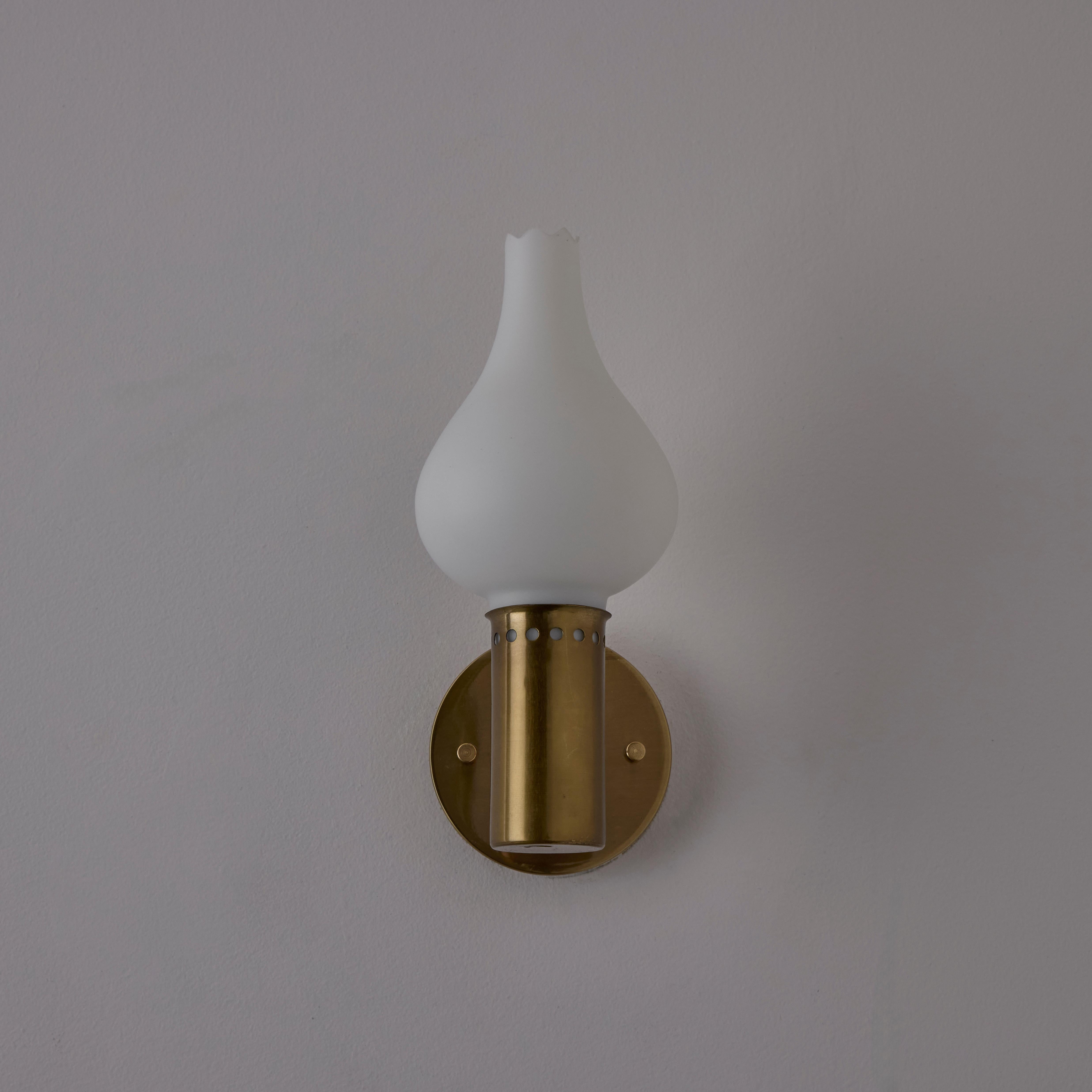 Patinated A Pair of Sconces by Hans Agne Jakobsson for Markaryd For Sale