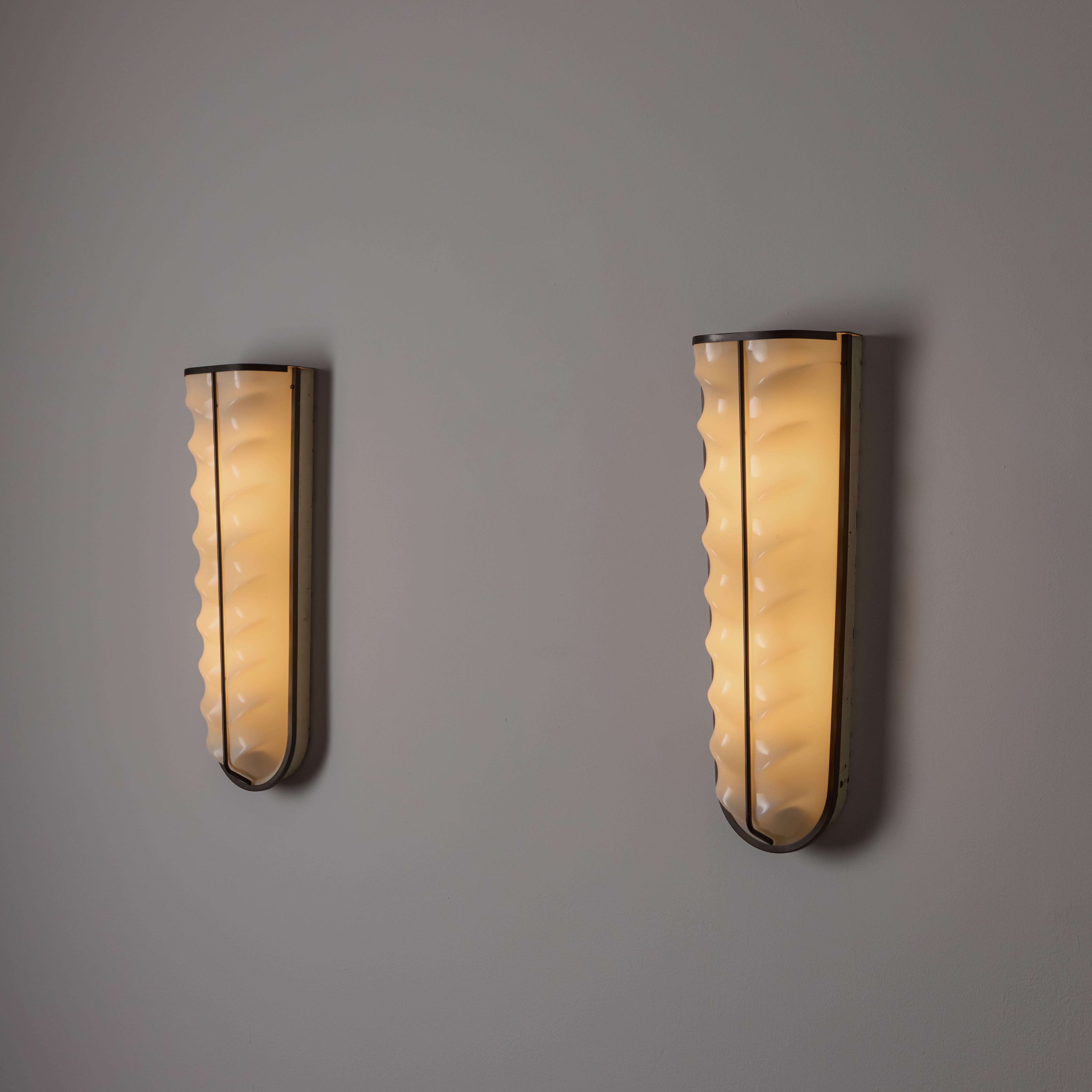 Italian A Pair of Sconces by Stilux
