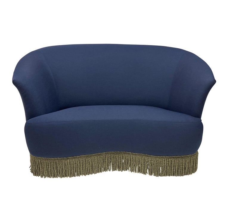 Pair of Sculptural Two Seat Sofas by Parisi For Sale at 1stDibs