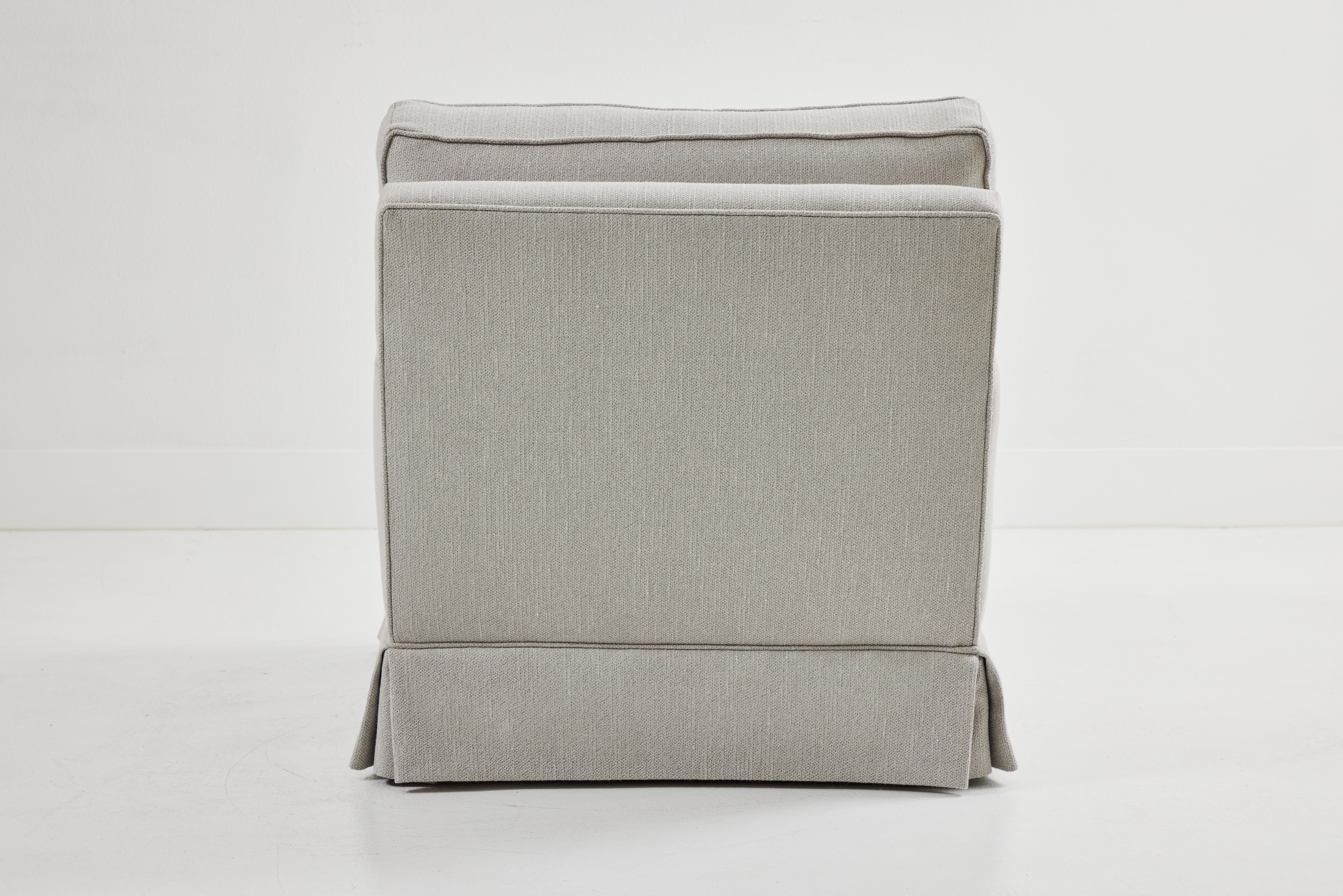 Pair of Seniah Chairs with an Ottoman by Billy Haines Inc 1