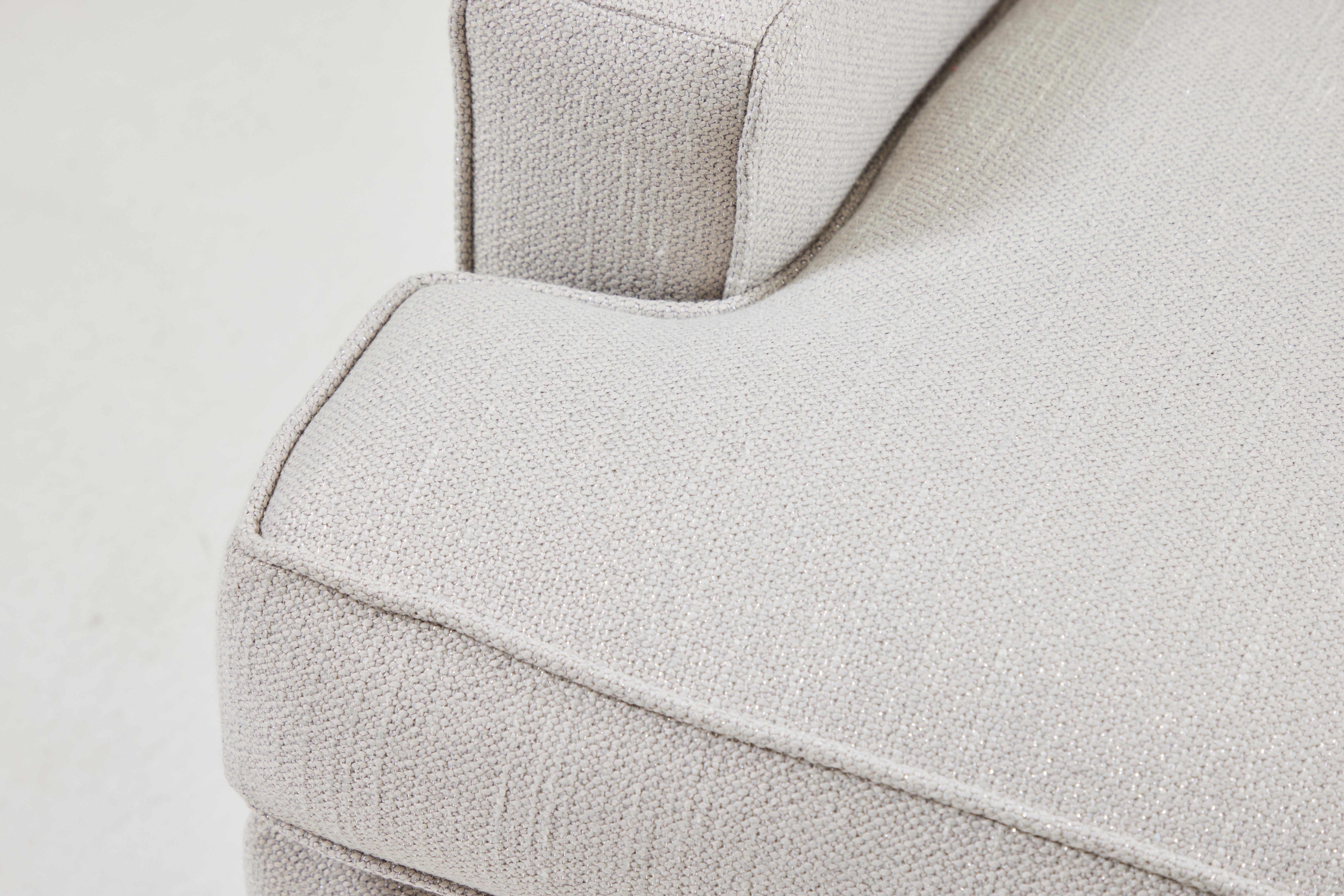 Pair of Seniah Chairs with an Ottoman by Billy Haines Inc 2