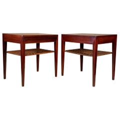 Pair of Severin Hansen for Haslev Nightstands