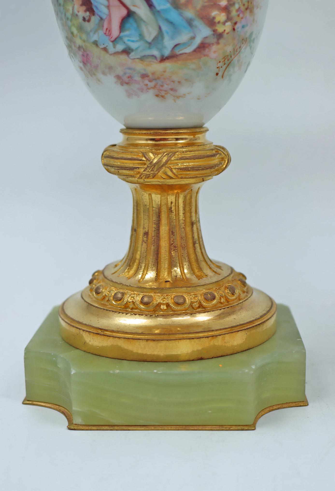 Pair of Sèvres Porcelain Vases, 19th Century 5