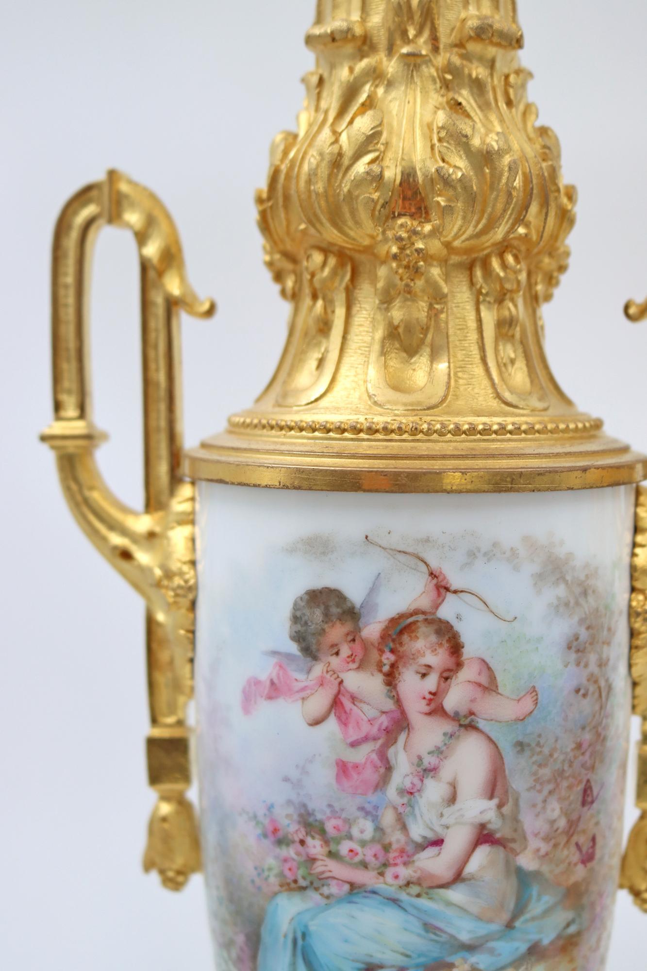 Pair of Sèvres Porcelain Vases, 19th Century 6