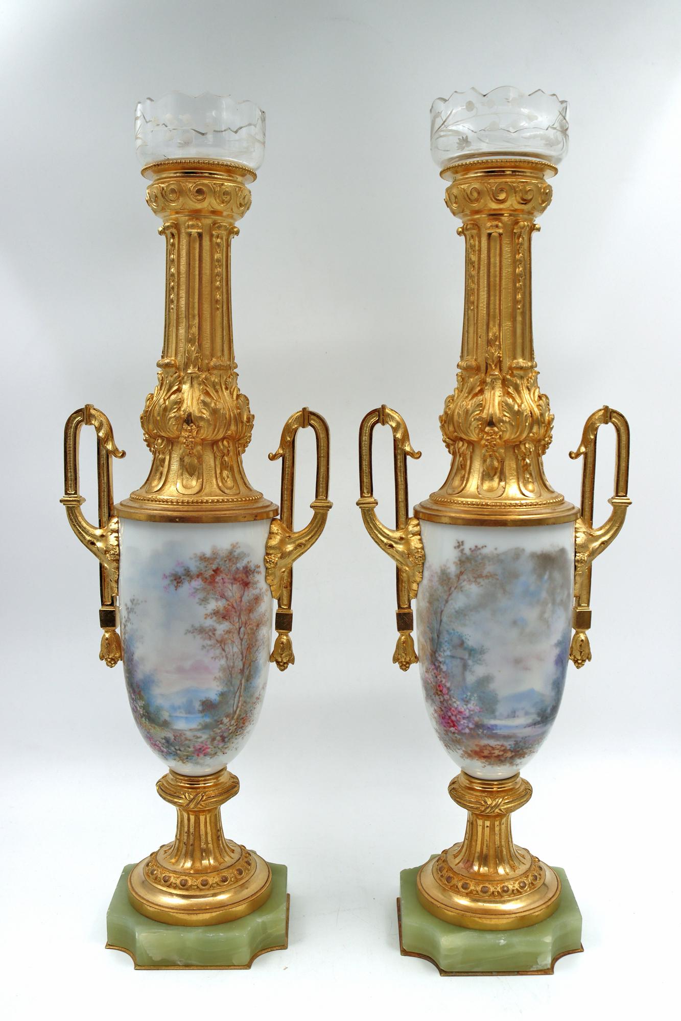 Pair of Sèvres Porcelain Vases, 19th Century 11