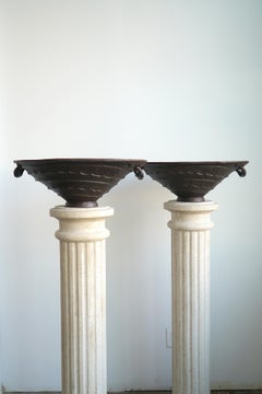 A pair of "Shell Urns" designed by Olof Hult