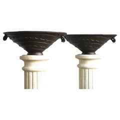 A pair of "Shell Urns" designed by Olof Hult