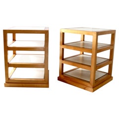 A pair of shelves by David Hicks (1929–1998), England, 1980s.