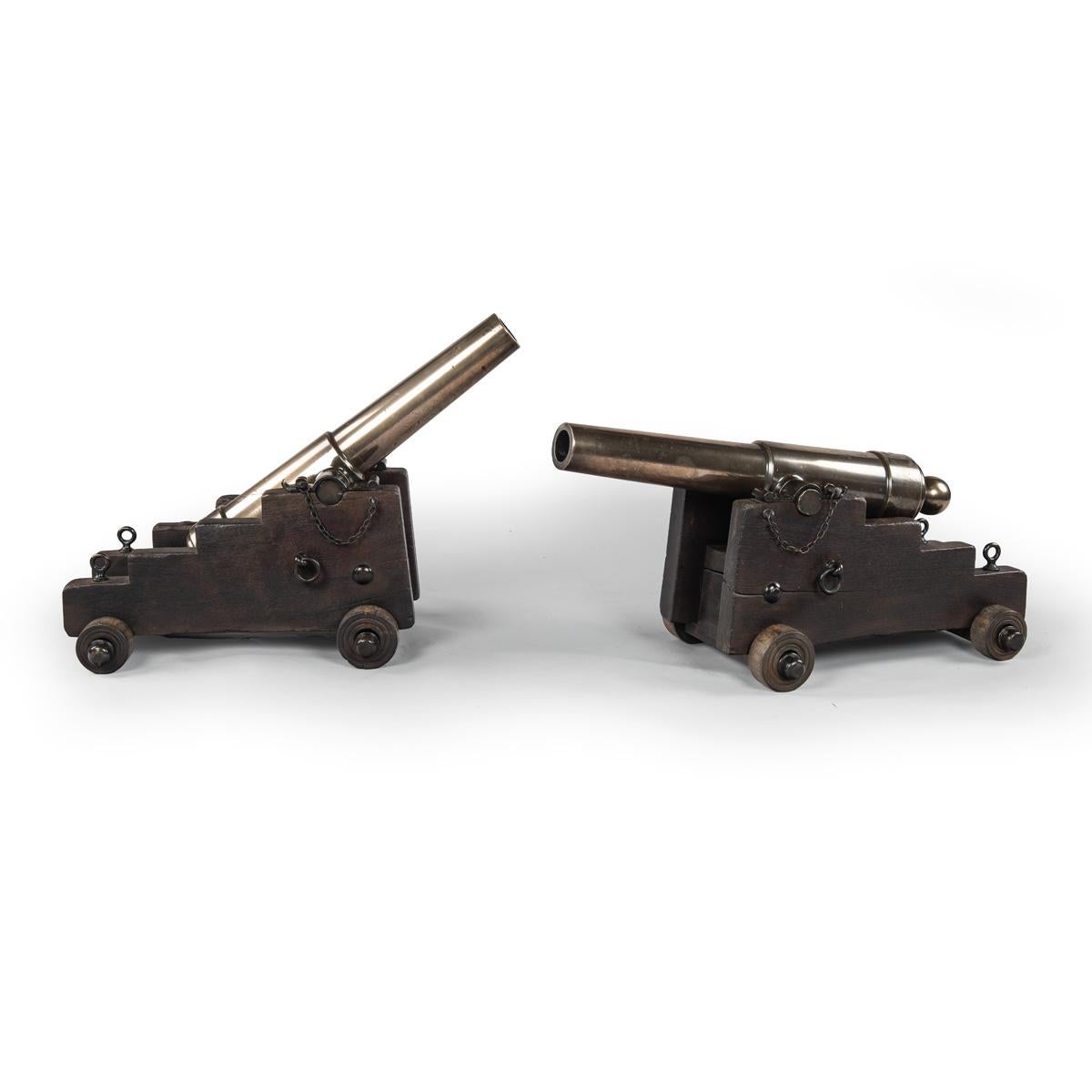 Paire de canons en bronze de navires provenant du S.V.I.I.S. 1875 en vente 5