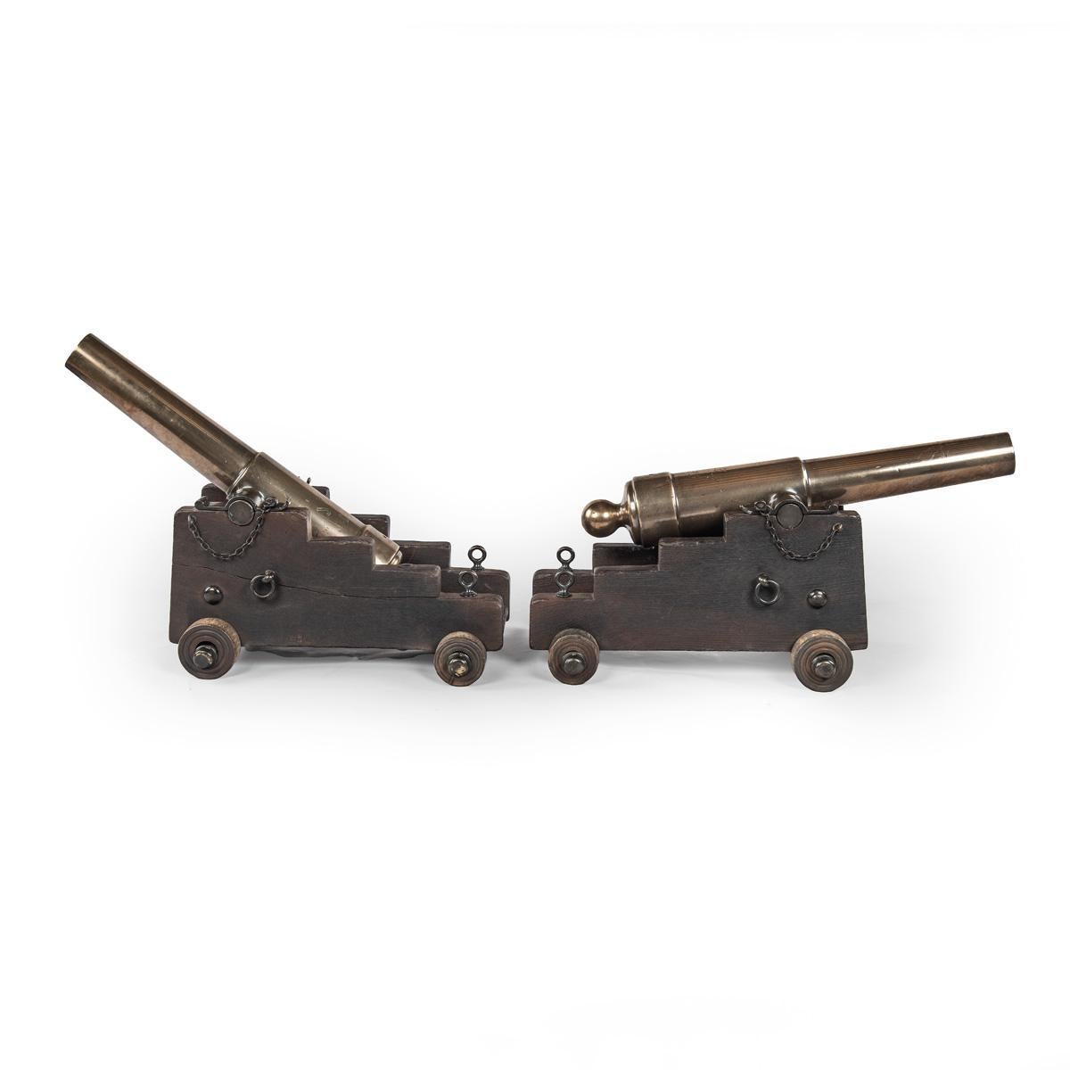 Paire de canons en bronze de navires provenant du S.V.I.I.S. 1875 en vente 6