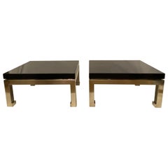 Pair of Side Tables by Guy Lefevre for Maison Jansen