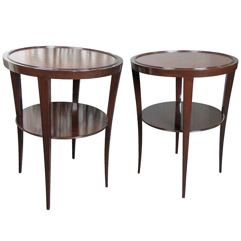 A Pair of Side Tables by Tommi Parzinger For Sale