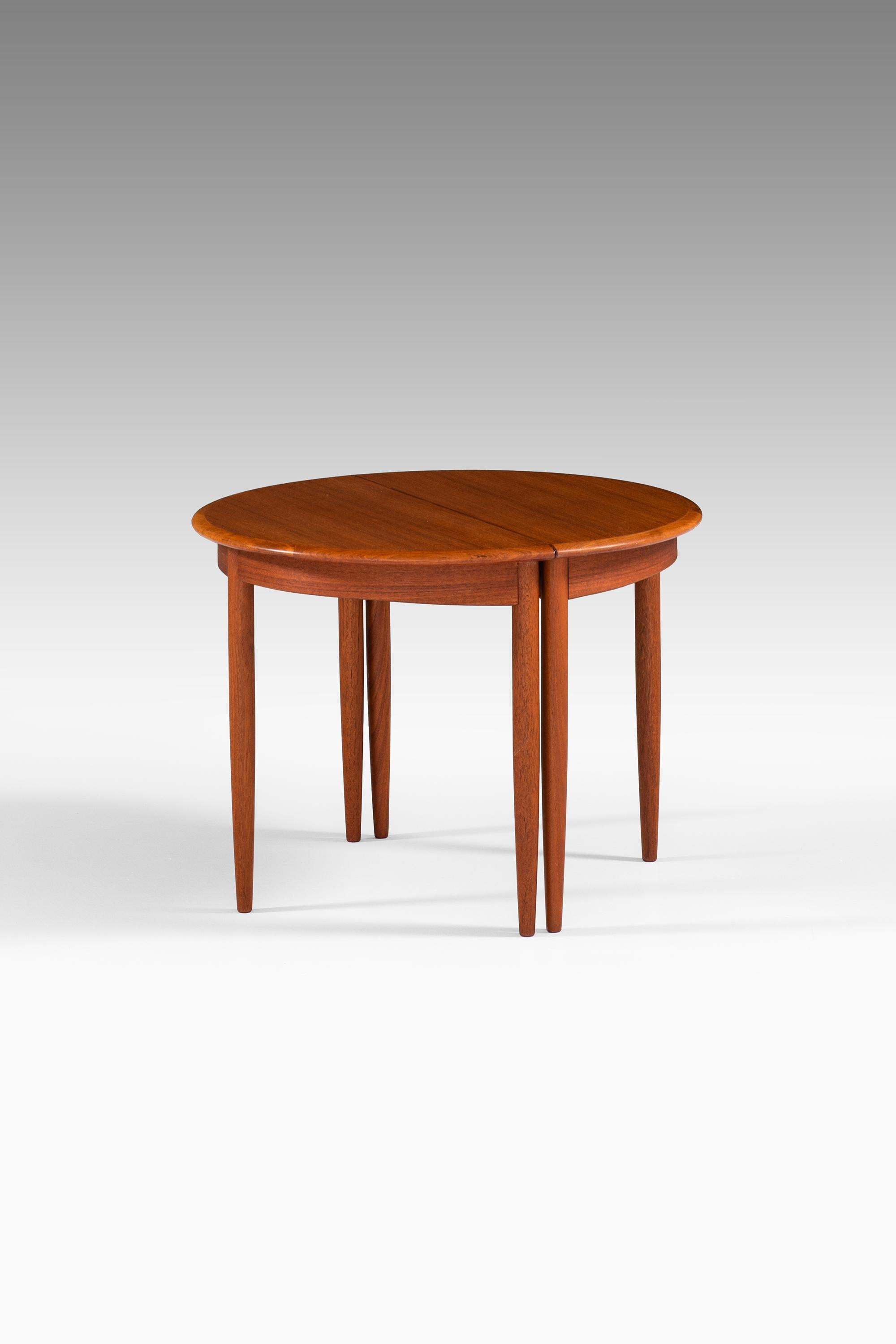 Swedish Pair of Side Tables in Teak Produced in Sweden