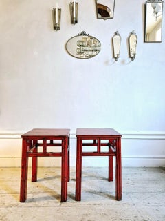 A pair of sidetables, Zhejiang, China late 19th century