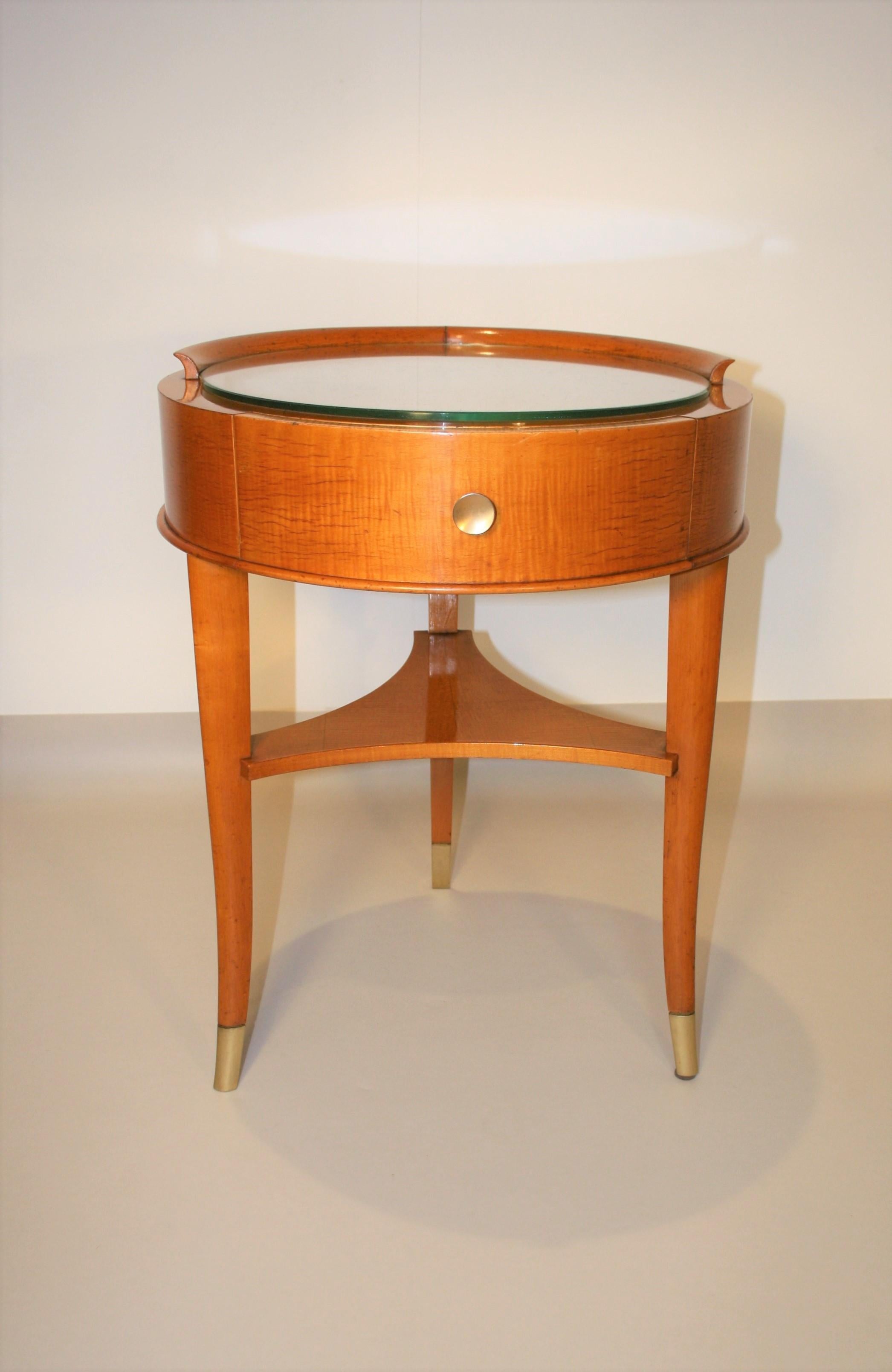 Pair of Signed De Coene Side Tables, 1930s In Good Condition In Belgium, BE