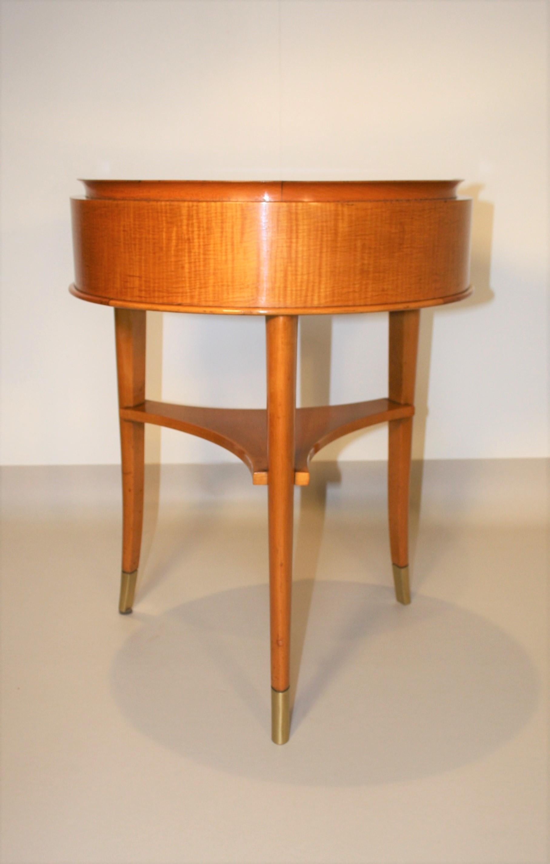 Pair of Signed De Coene Side Tables, 1930s 1
