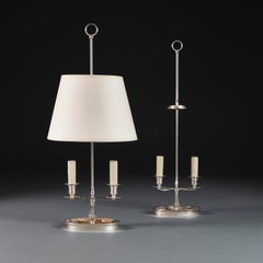 Pair of Silver Bouilotte Lamps