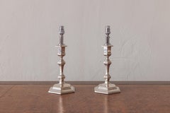 A. Silver Kerzenständer-Lampen