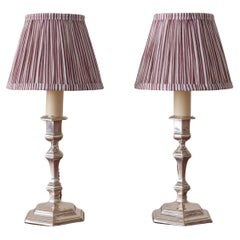 A. Silver Kerzenständer-Lampen