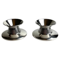 Un par de candelabros de plata de Wilkens & Söhne de los años 50