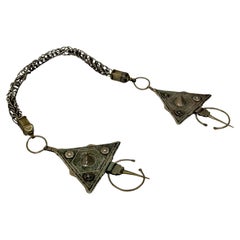 A pair of silver fibulae from the Atlas Mountains of Morocco