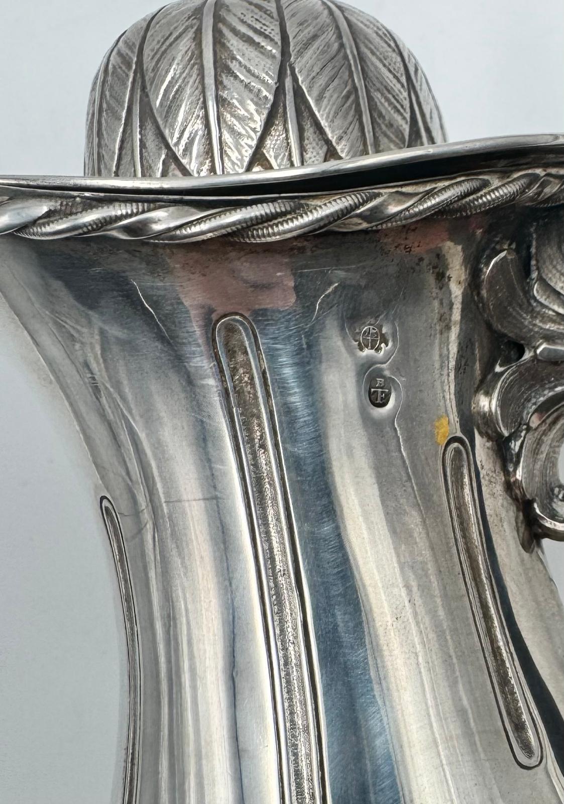 A Pair of Silver Pitchers, Prague circa 1800 For Sale 1