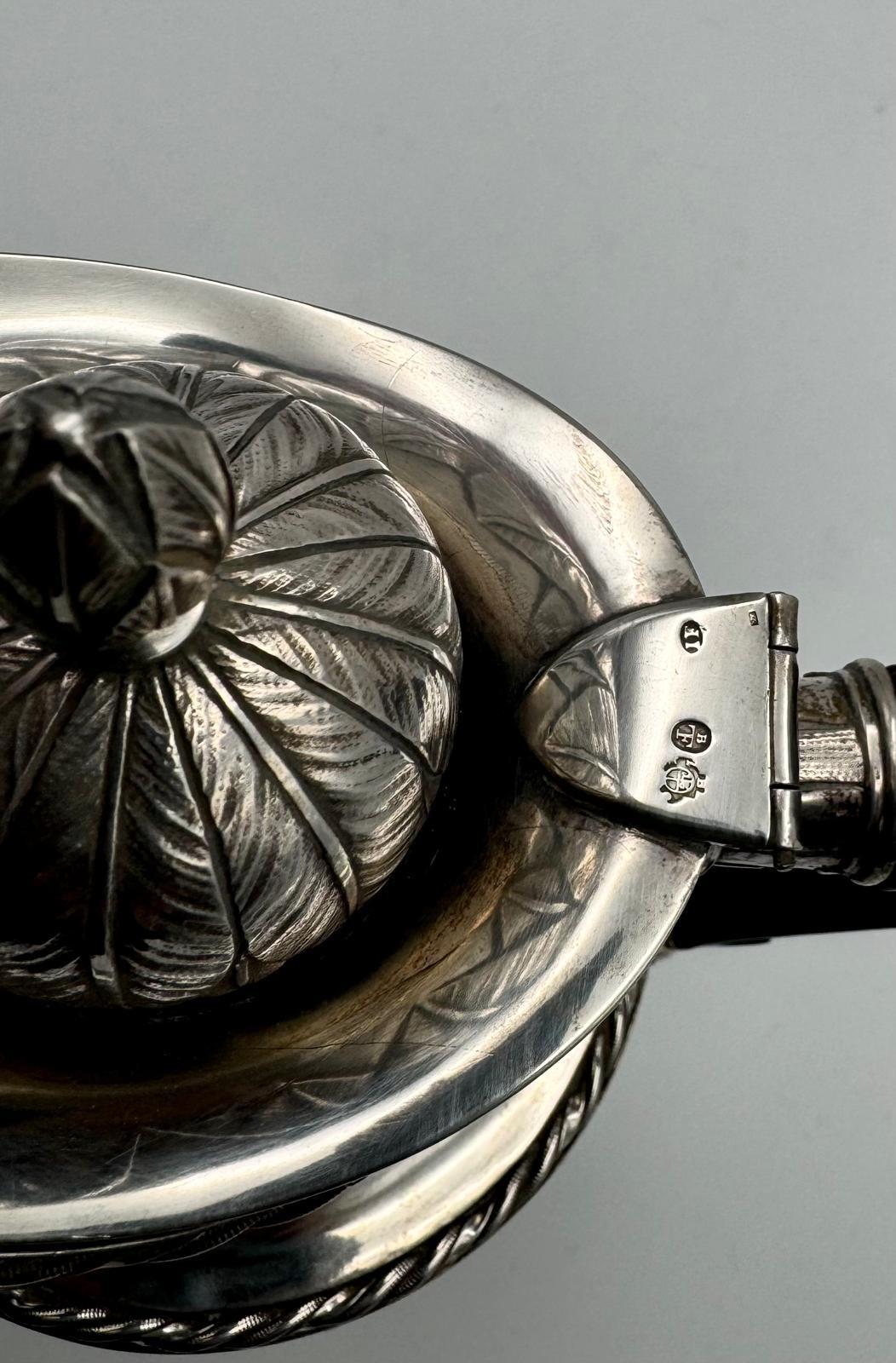 A Pair of Silver Pitchers, Prague circa 1800 For Sale 2