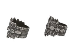 A Pair of Silver Rings for Women, Yemen Circa 1900