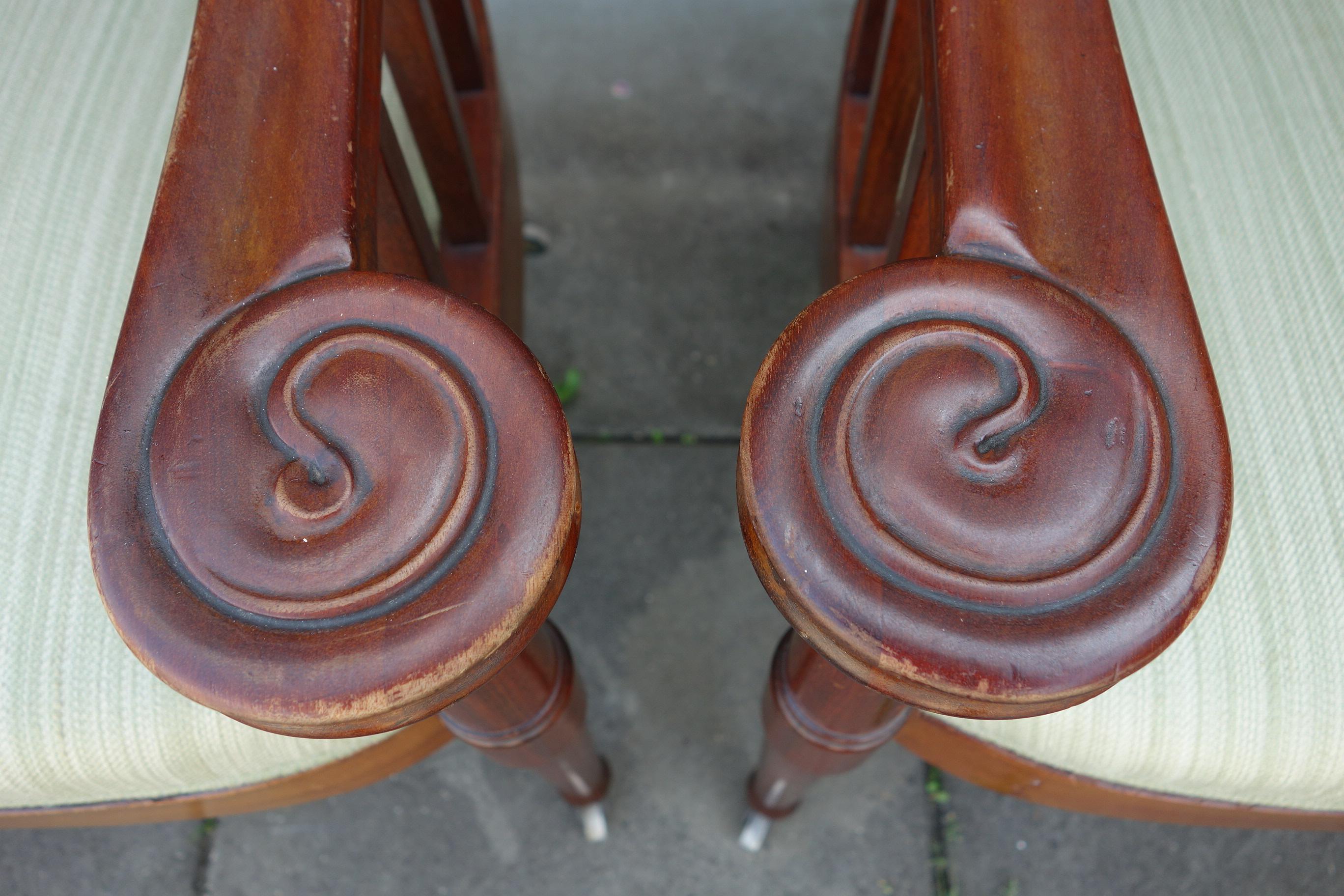 Pair of Skønvirke ‘1910’ Chairs by Johan Rohde For Sale 1