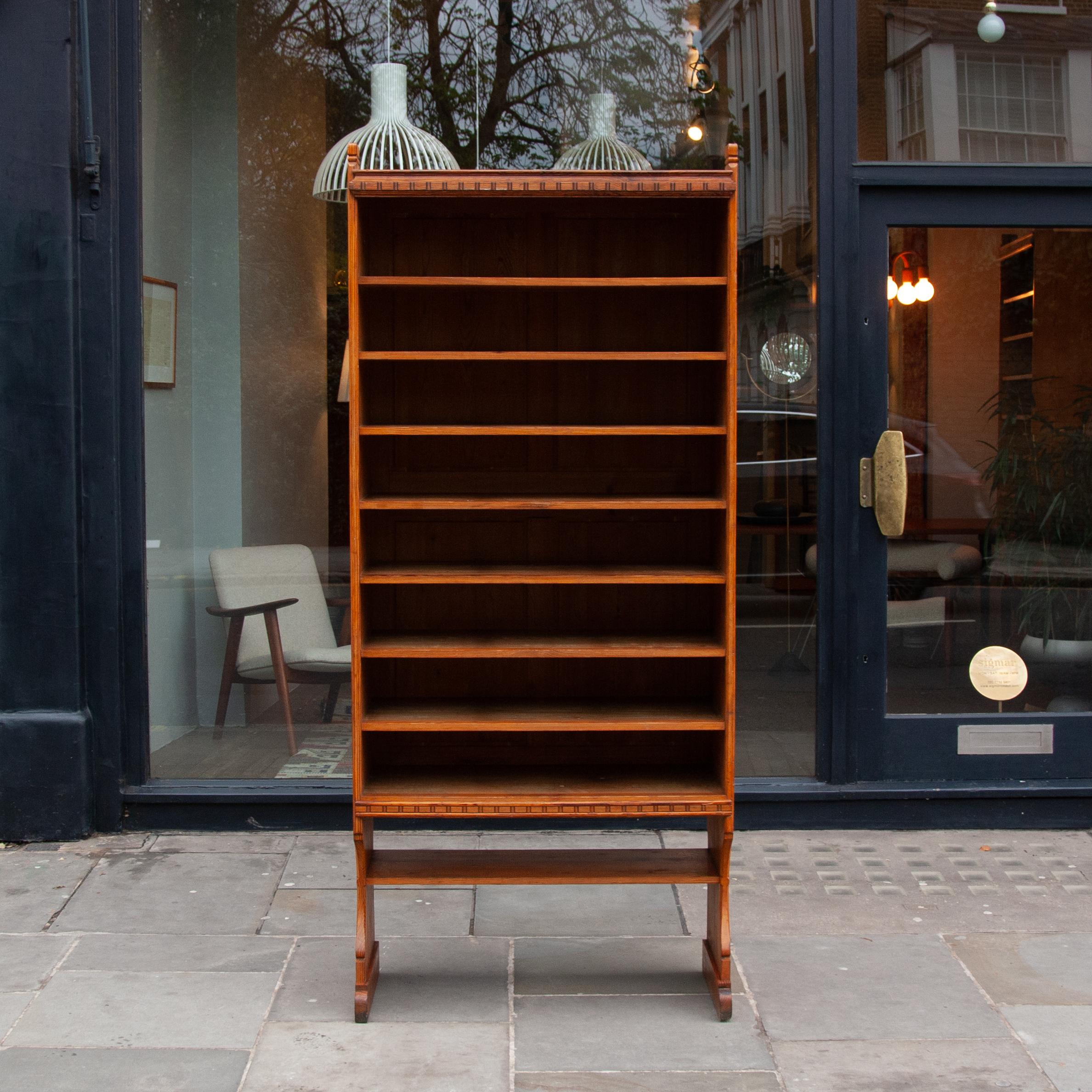 Arts and Crafts Pair of Skønvirke Cabinets, by Martin Nyrop Denmark, 1900 For Sale