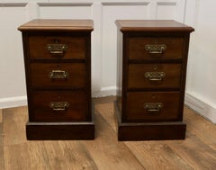 Pair of Small 4 Drawer Chest of Drawers, Night Tables