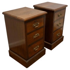 Pair of Small 4 Drawer Chest of Drawers, Night Tables