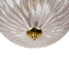 Ein Paar kleine Deckenleuchten von Orrefors