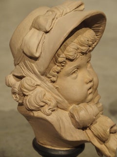 Pair of Small French Terracotta Busts