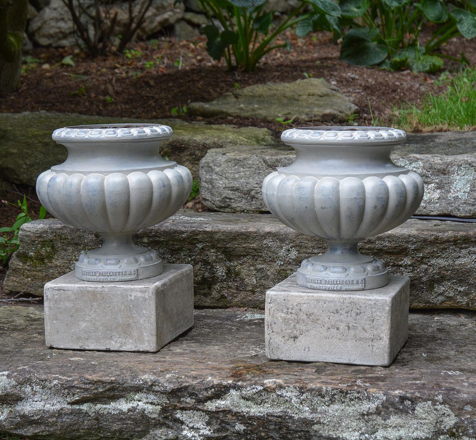 small cast iron urns