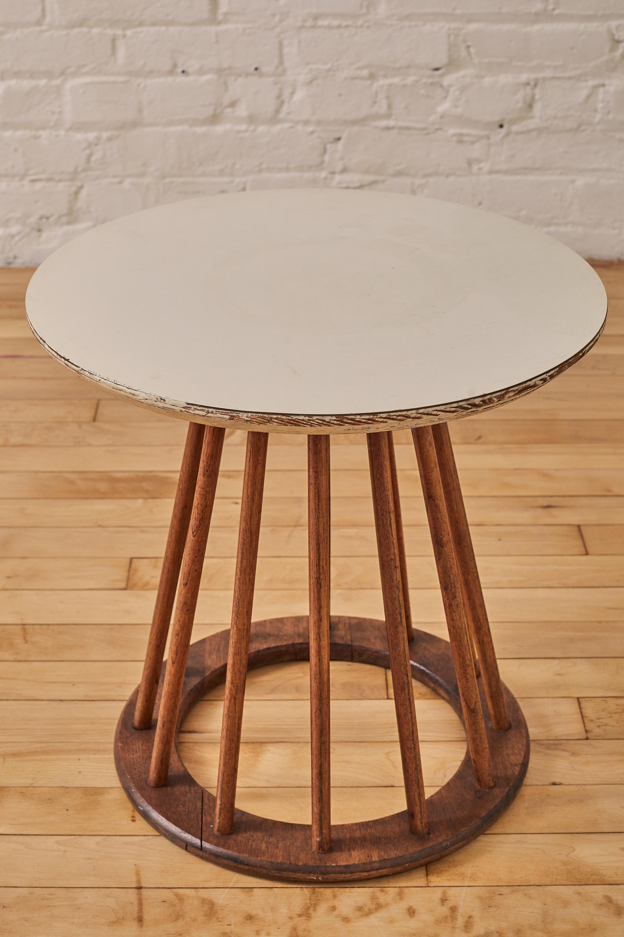 Mid-Century Modern Spindle Side Table by Arthur Umanoff For Sale