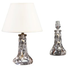 A Pair of Spiral Murano Table Lamps