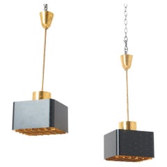 A pair of ”starry sky” ceiling lights by Paavo Tynell