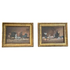 A pair of Still Lives, signed Lelong, early 19th Century