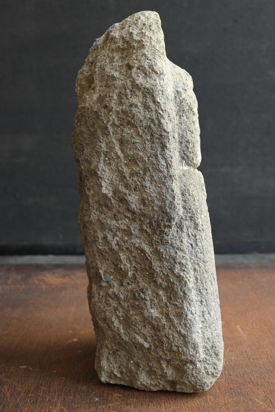 A pair of stone Buddha statues from the Edo period in Japan/Jizo Bodhisattva 1