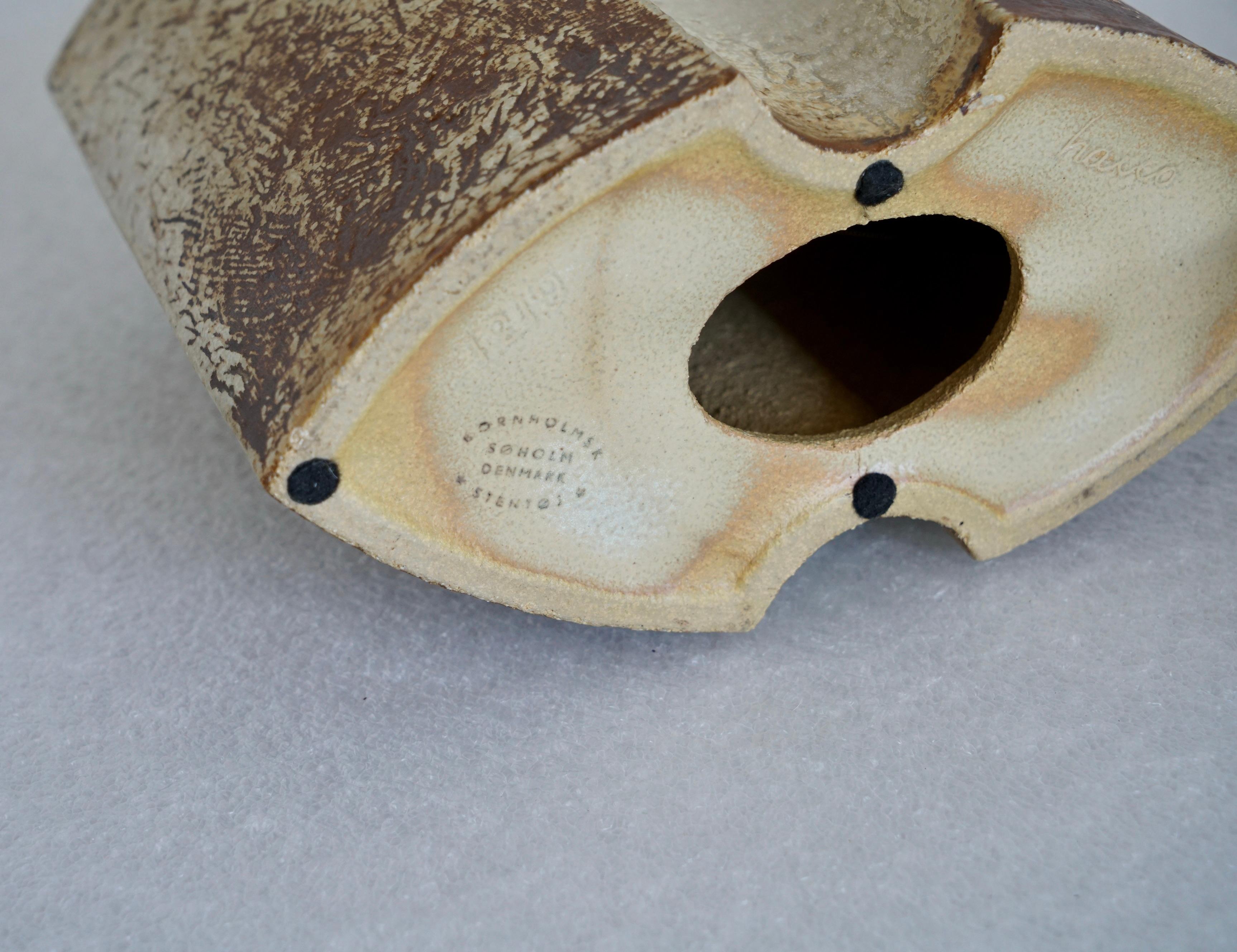 A pair of stoneware table lamp  by Haico Nitzsche for Søholm For Sale 2