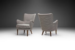A Pair of "Stora Furulid” Armchairs by Carl Malmsten, Sweden 1950s