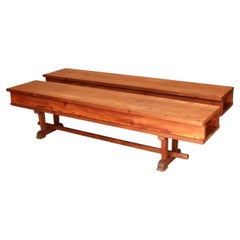 A pair of storage benches, France, 1940s