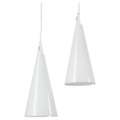 A pair of ‘Struten’ ceiling lamps designed by Hans Bergström for Atelje Lyktan