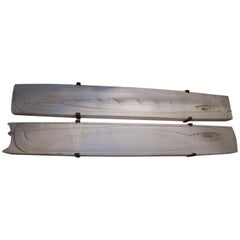 Pair of Stucco Midcentury Wall Sculptures, France, 1940