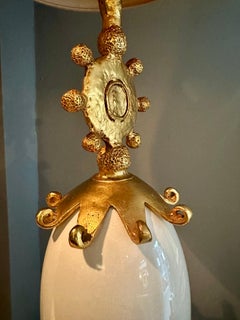 A Pair Of "Sun" Table Lamps By Pierre Casenove For Fondica