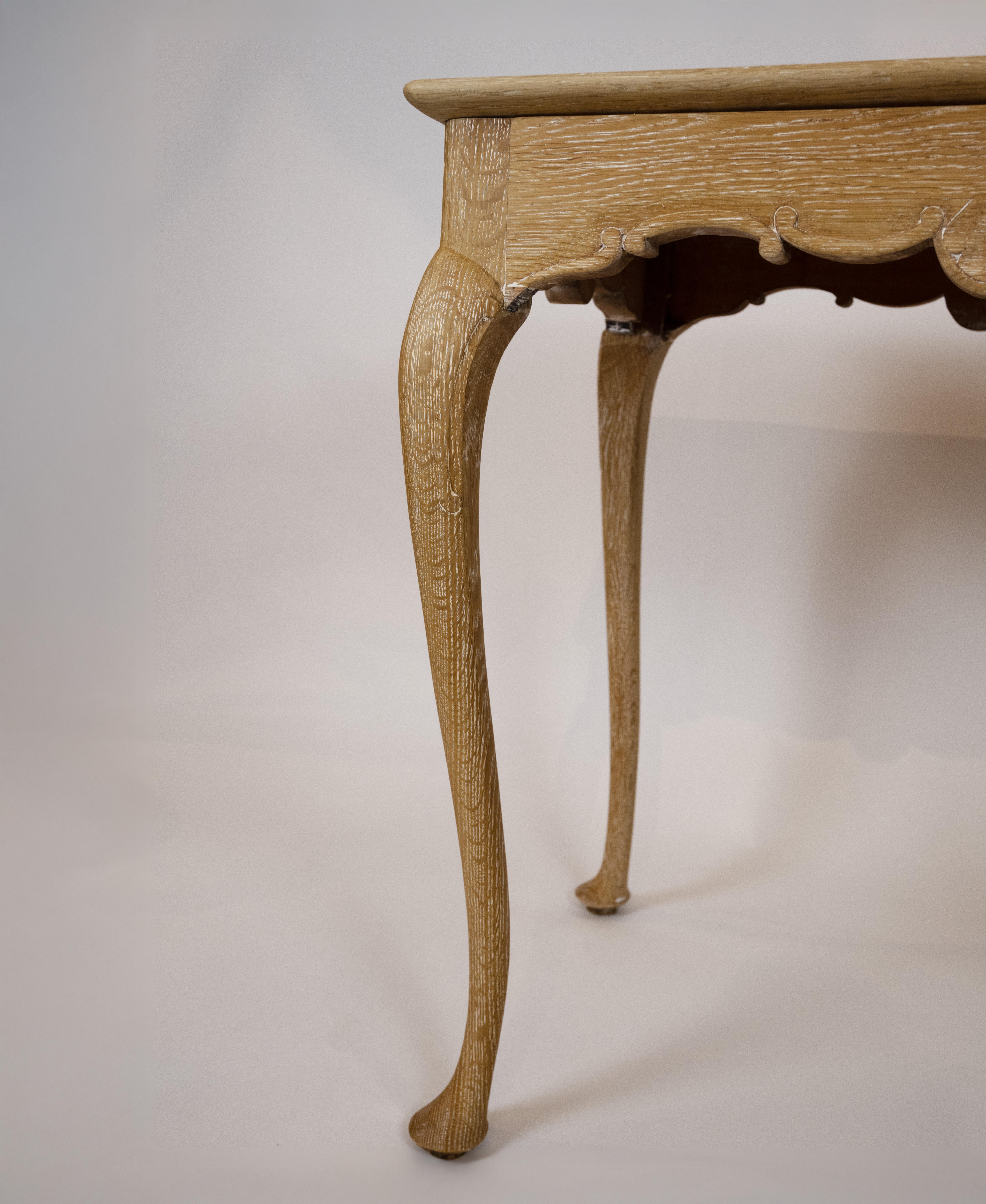 Paire de tables d'appoint suédoises en chêne cérusé Bon état - En vente à New York, NY