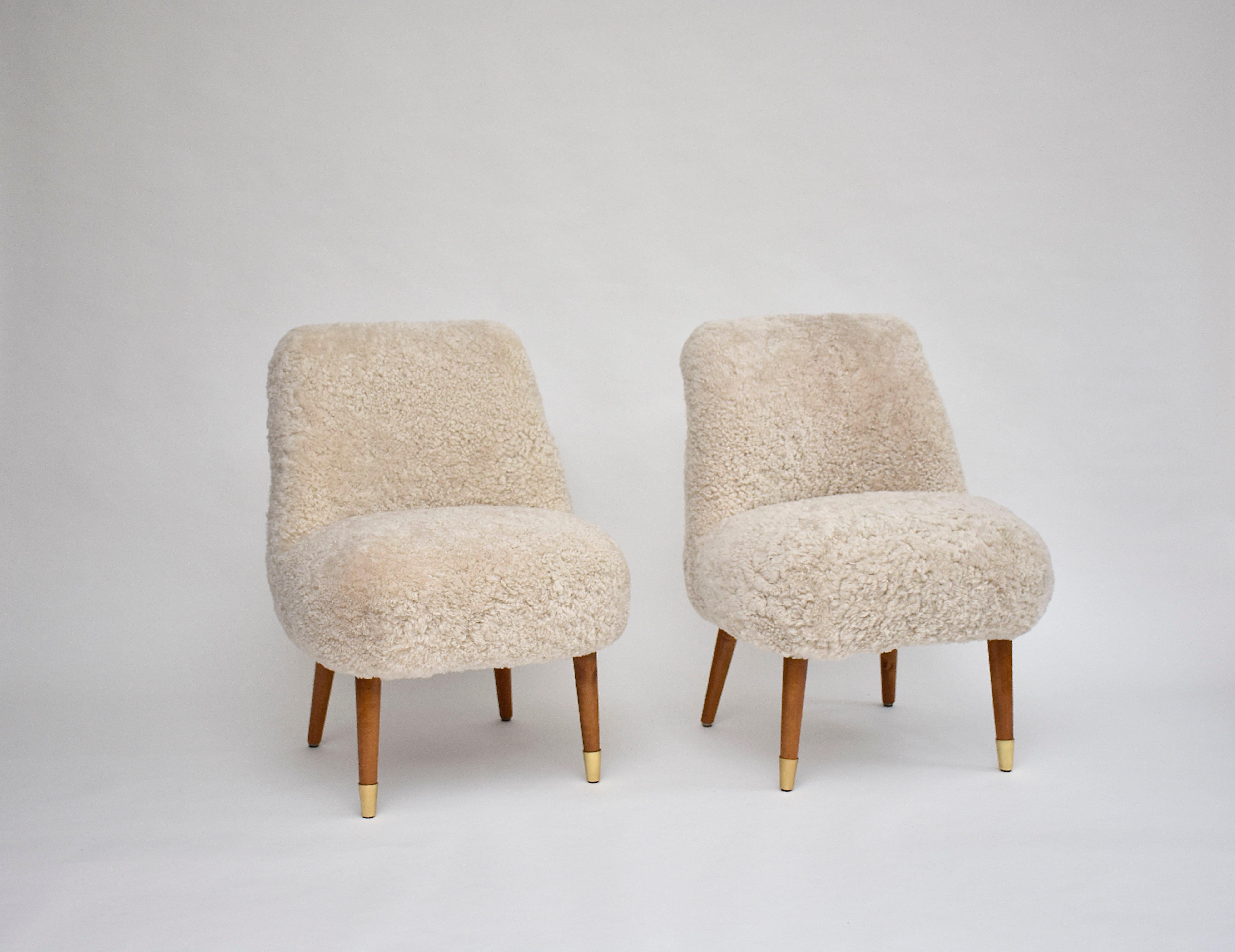 A pair of Swedish design cocktail/lounge chairs or fauteuils. For Sale 1