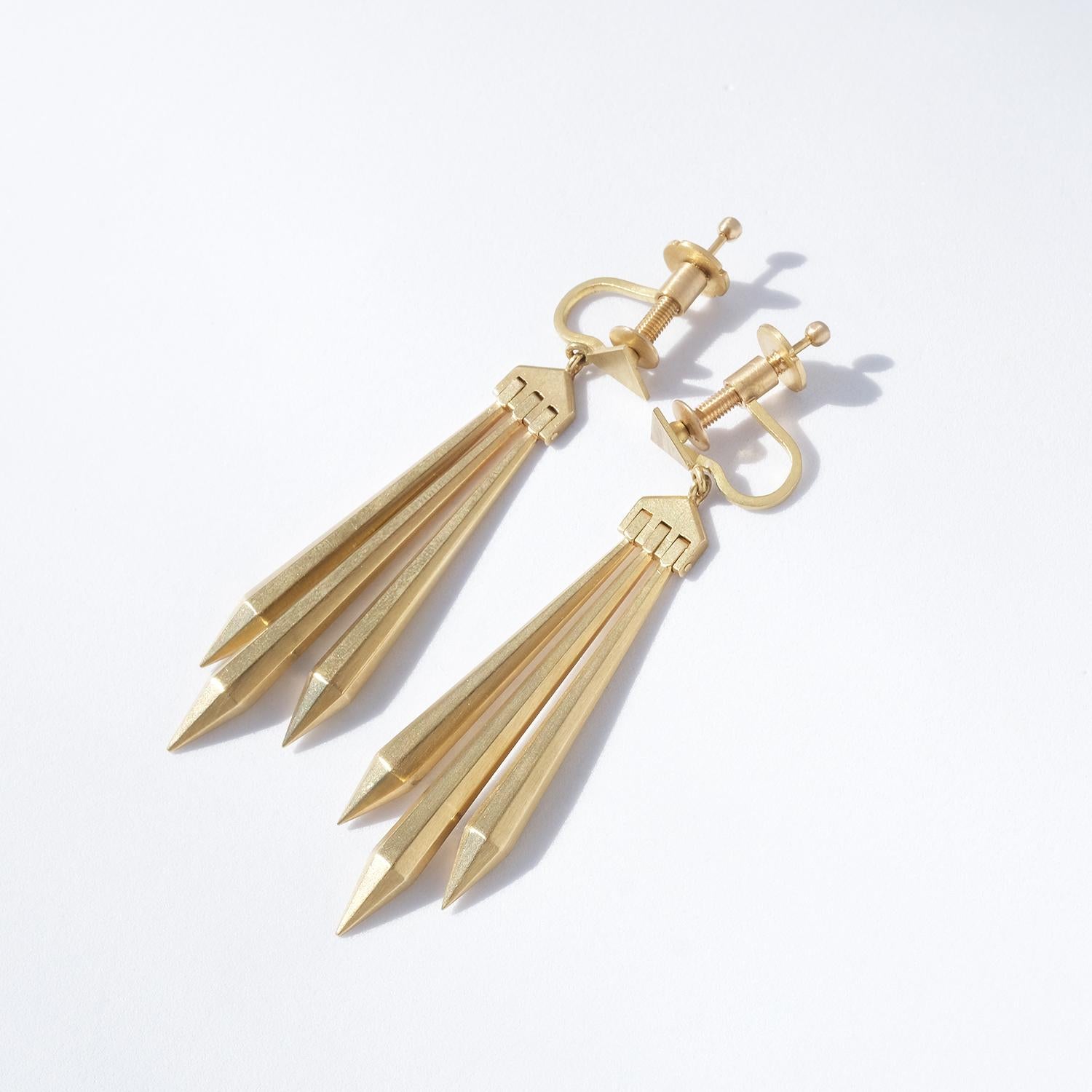 Pair of Swedish Earrings Made by Wien Nilsson in 1961 For Sale 5